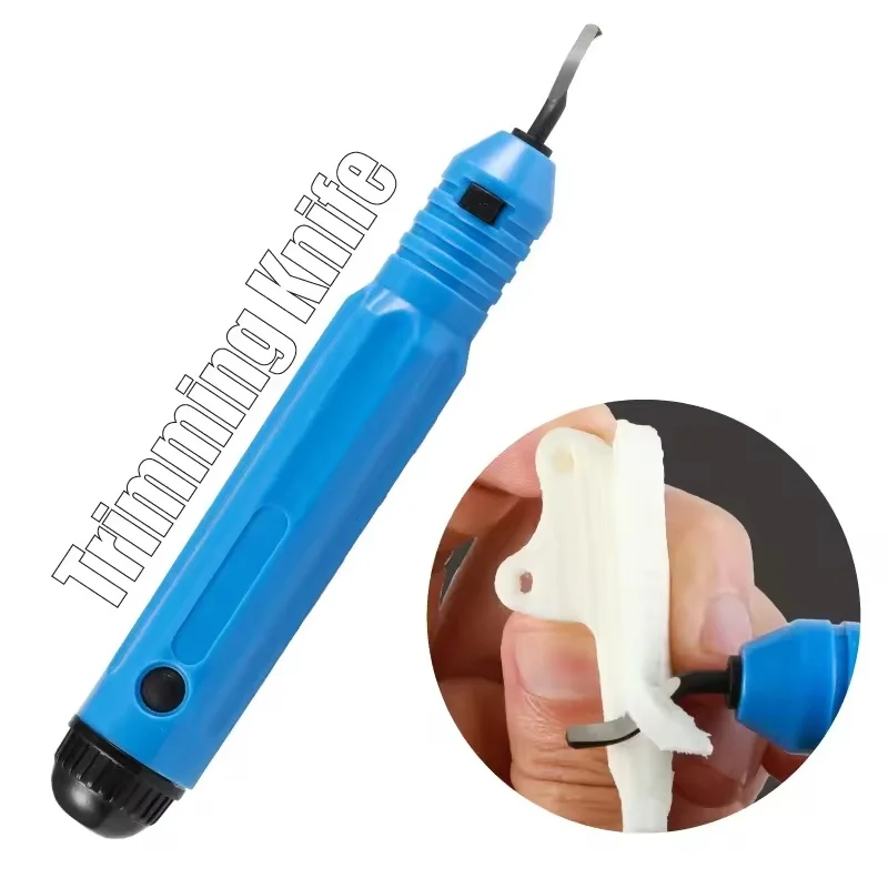 

3D Printer Trimming Knife Scraper Kit Filament Model Trimming Device 3D Printer Scraper Knife Tool With 10pcs Deburring Blades