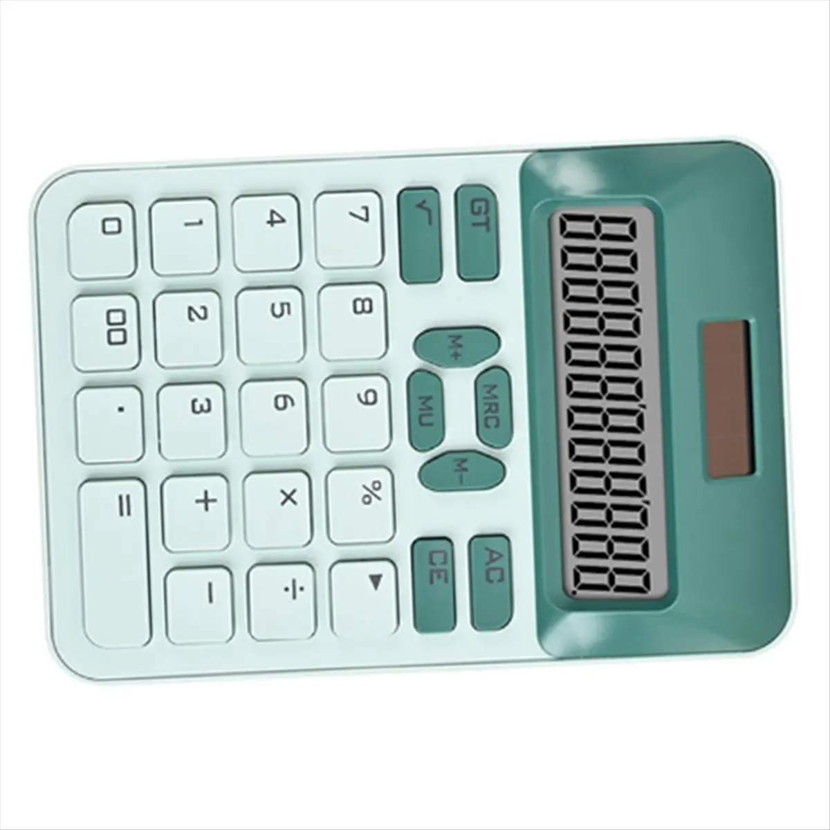 Latest ABBQ-12-Digit Large LCD Display Calculator Standard Function Calculator with Solar & Battery Dual Power