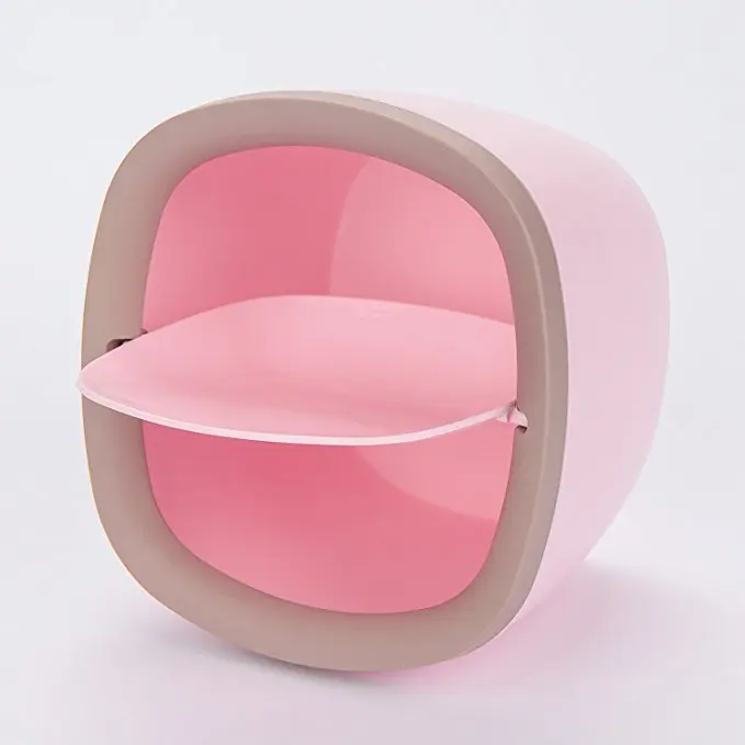 Round Plastic Mini Lixo, Lixo Bin, Household, Desktop