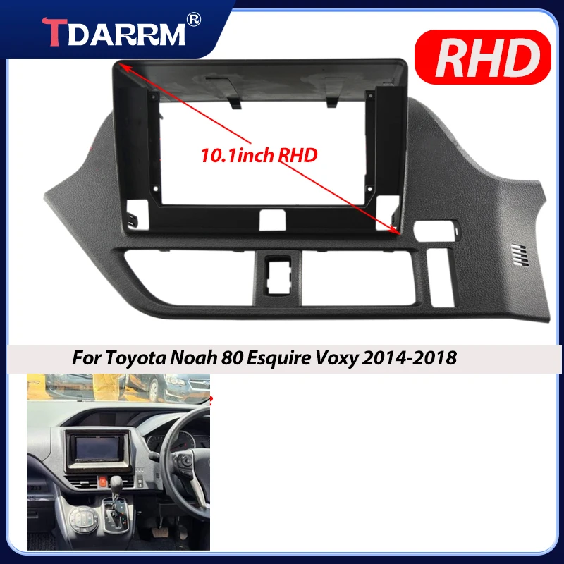 

10.1 Inch For Toyota Noah 80 Esquire Voxy 2014-2018 Car Radio Stereo Android MP5 GPS Player 2 Din Head Unit Fascia Panel Frame