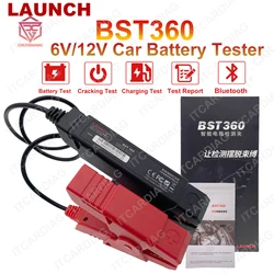 LAUNCH BST360 6V 12V Car Battery Tester Automotive Cranking Charging Circut Scanner Tools for X431 V/V+/PRO3S+/PAD V/Android/IOS