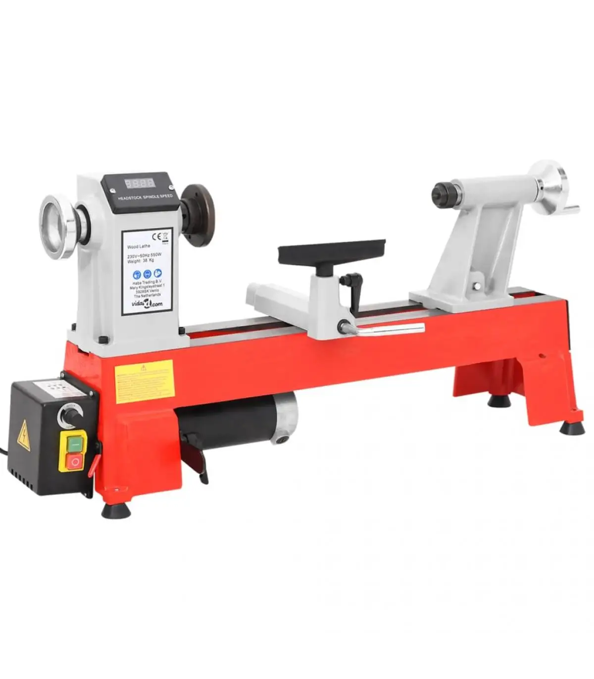 Wooden lathe lathe with variable speed 457 mm 550 W