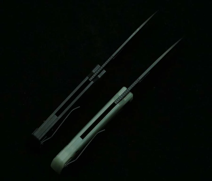 LEMIFSHE 다기능 포켓 EDC 도구, 접이식 나이프 D2/K110 블레이드, G10 핸들, 야외 캠핑 사냥 생존 주방, L223