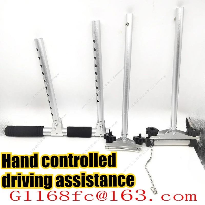 Portable Handicap Car Hand Controls, Disabled Driving Assist Brake Accelerator, Universal Adjustable Hand Drive System