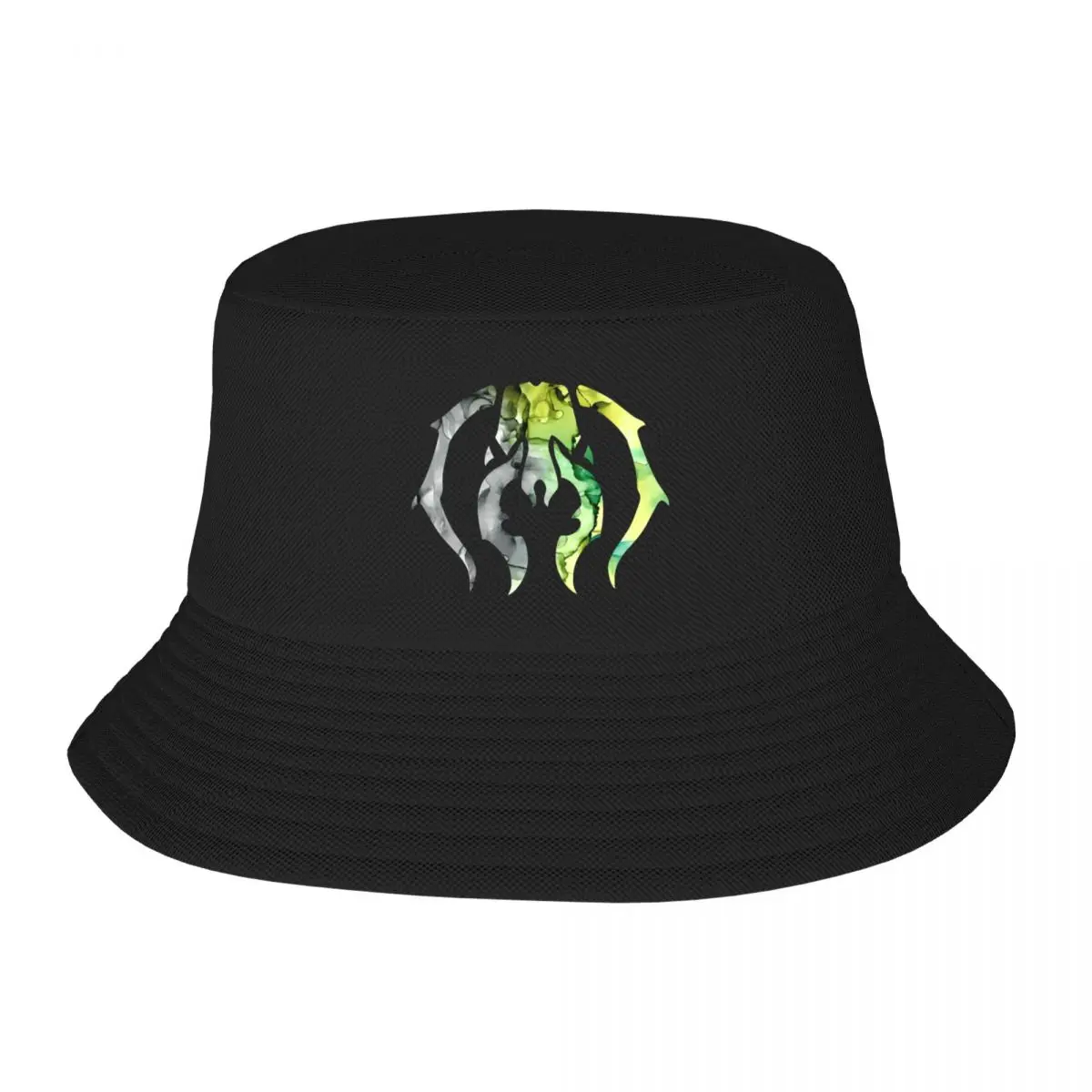 MTG Golgari Swarm Ravnica Guild Insignia Logo Black Background Bucket Hat summer hat Cosplay For Women 2024 Men's