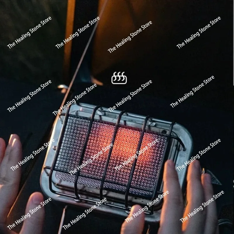 Dual Infrared Radiation Furnace Multifunctional Camping Gas Burner Split Type Furnace Portable Gas Heating Heater