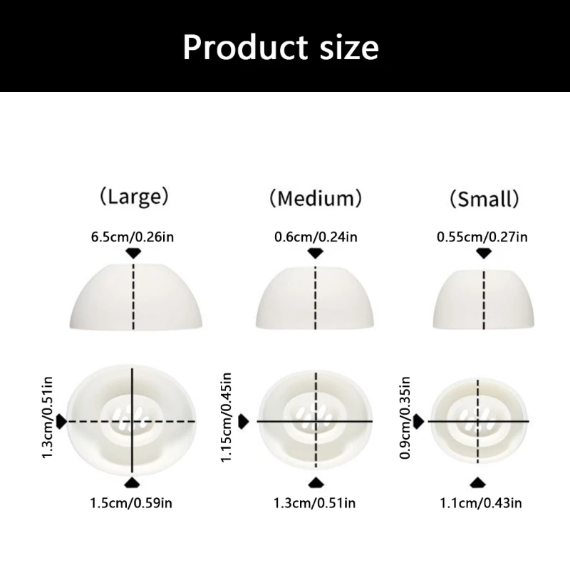 Для OPPO Enco Air4 Pro Силиконовые вкладыши для наушников L M S Наушники с шумоподавлением Сменные беруши Мягкие вкладыши для наушников