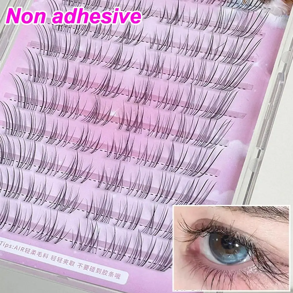 Individuelle Cosplay Fuchs-Stil Falsche Wimpern DIY Falsche Wimpern Natürliche Flauschige Cluster Wimpern Verlängerung Make-Up