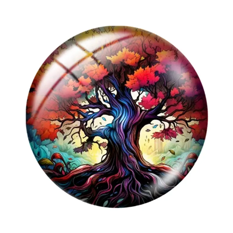 Celtic Tree of Life 12mm/18mm/20mm/25mm glass cabochon  bracelet pendant rings for jewelry demo earrings back Making findings