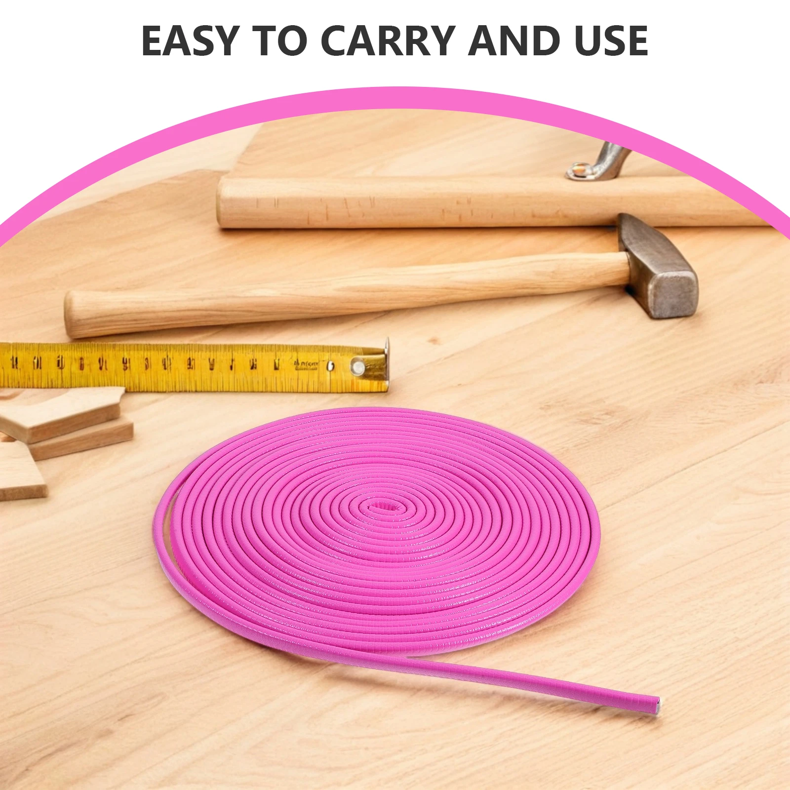 

Car Door Guards Rubber Seal Strips Trim Durable Protector Guard Weatherstrip Adhesive Seal For Cars Trailers Caravans Easy