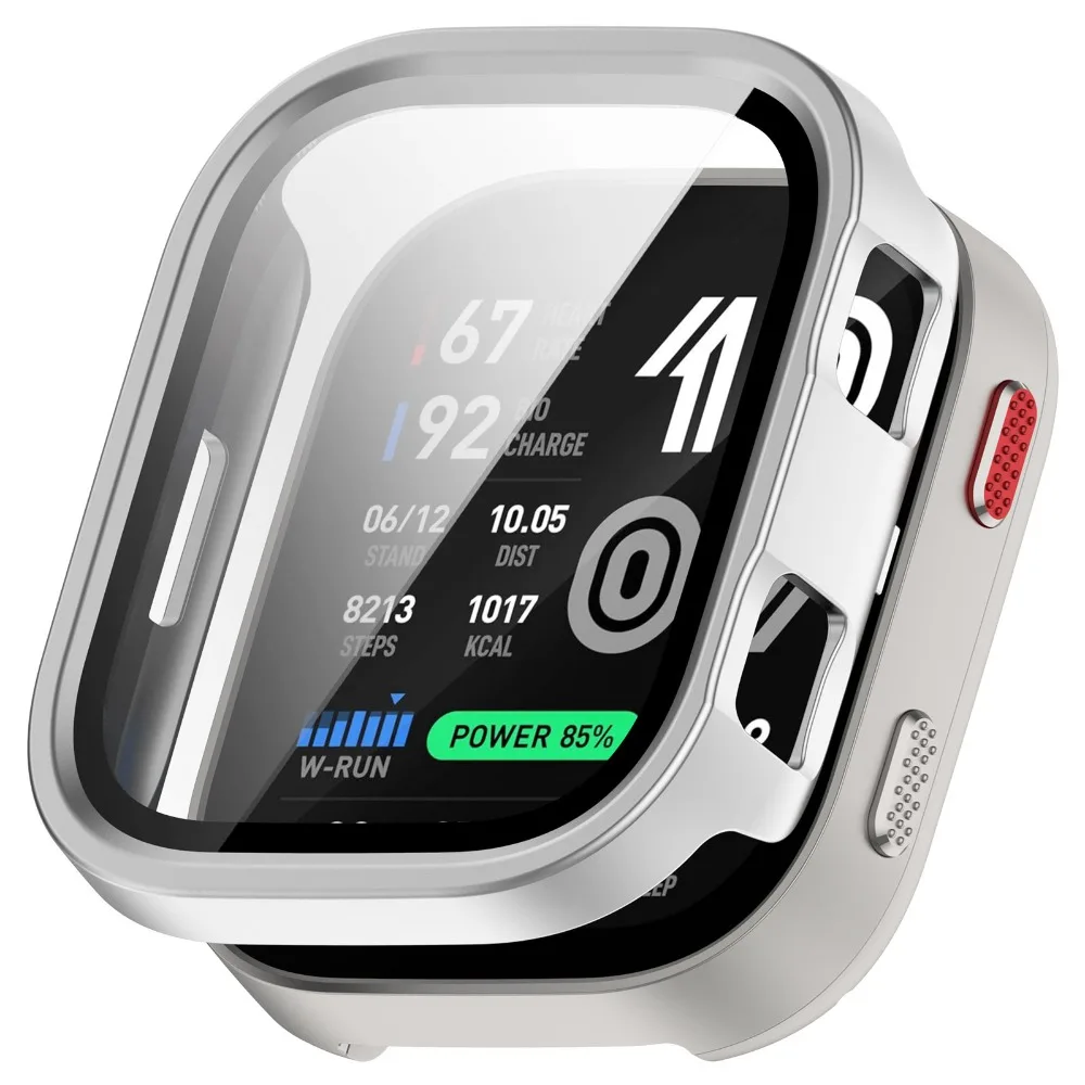 Glas + Hülle für Amazfit BIP Max Displayschutzfolie, kratzfeste Folie, Stoßschutz, PC-Abdeckung für Amazfit Bip 6/Max Zubehör – Detail 17