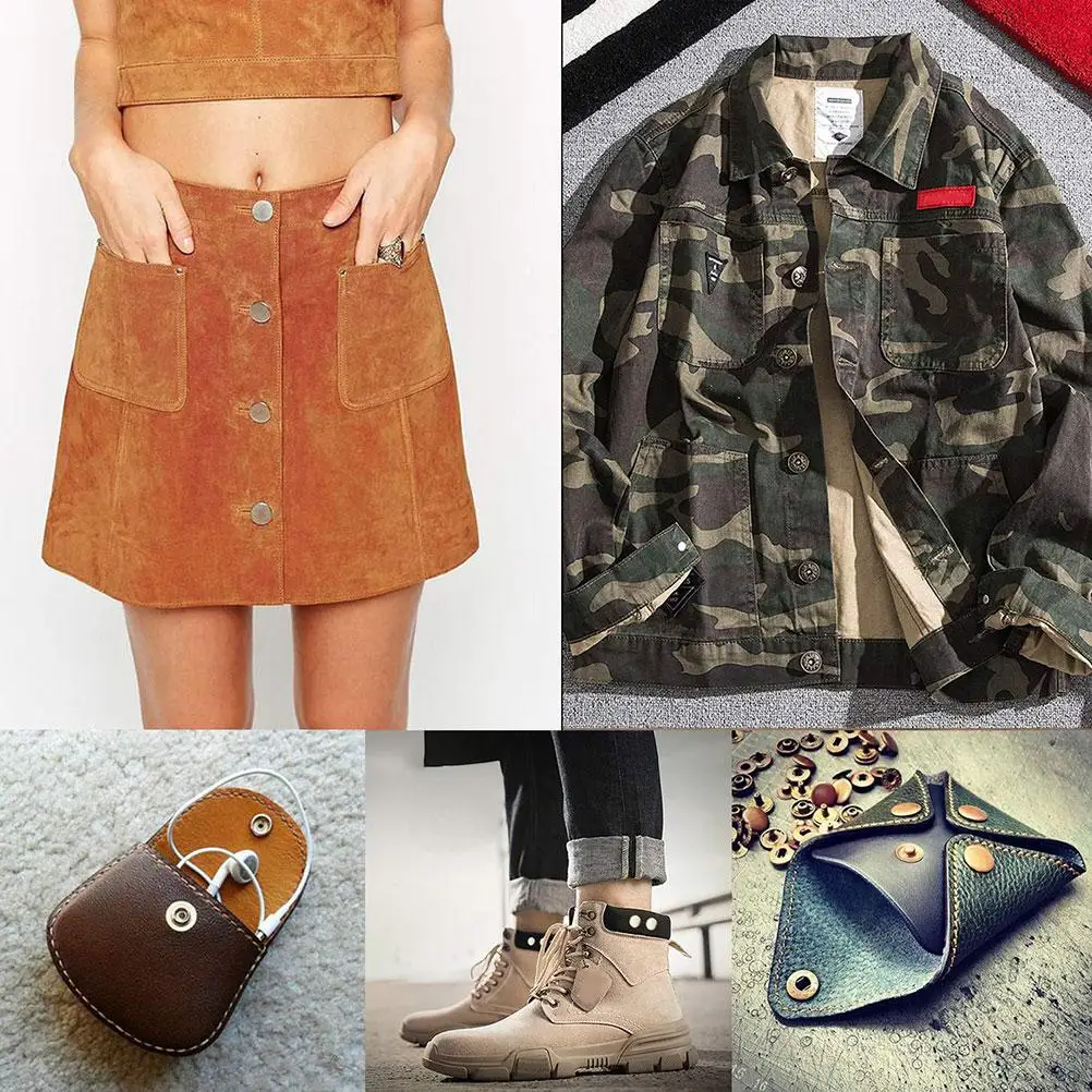 Fixed Decoration DIY Craft Tools Buttons Accessories and Fixing Snap Fastener Sewing Crafts Rivets Press Studs with