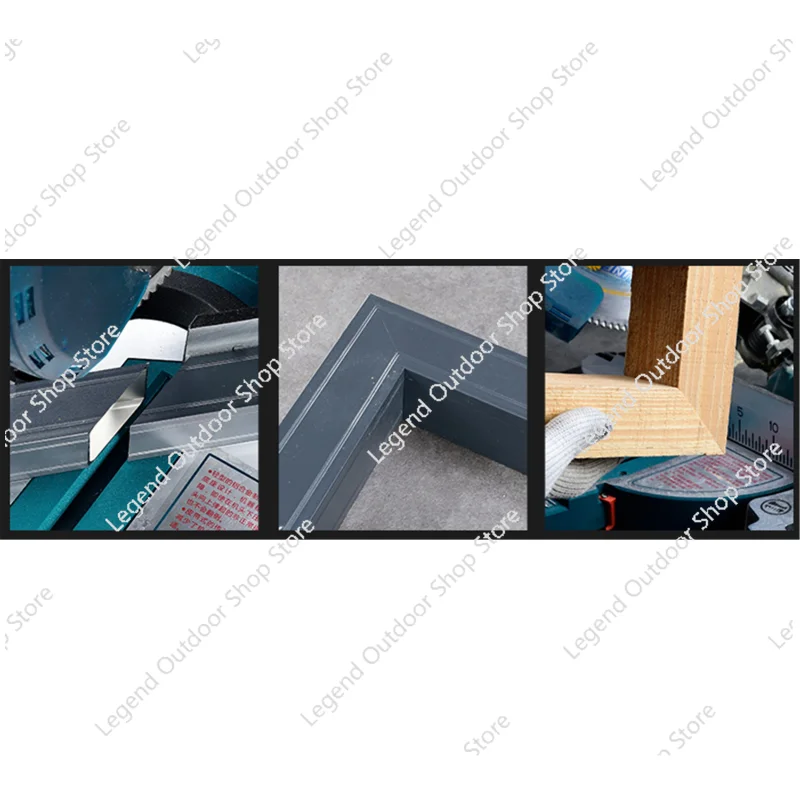 2000W Aluminum Machine  Oblique Saw 10 Inch Aluminum Alloy Wood Multi-purpose 45 Degree Miter Saw Aluminum Machine