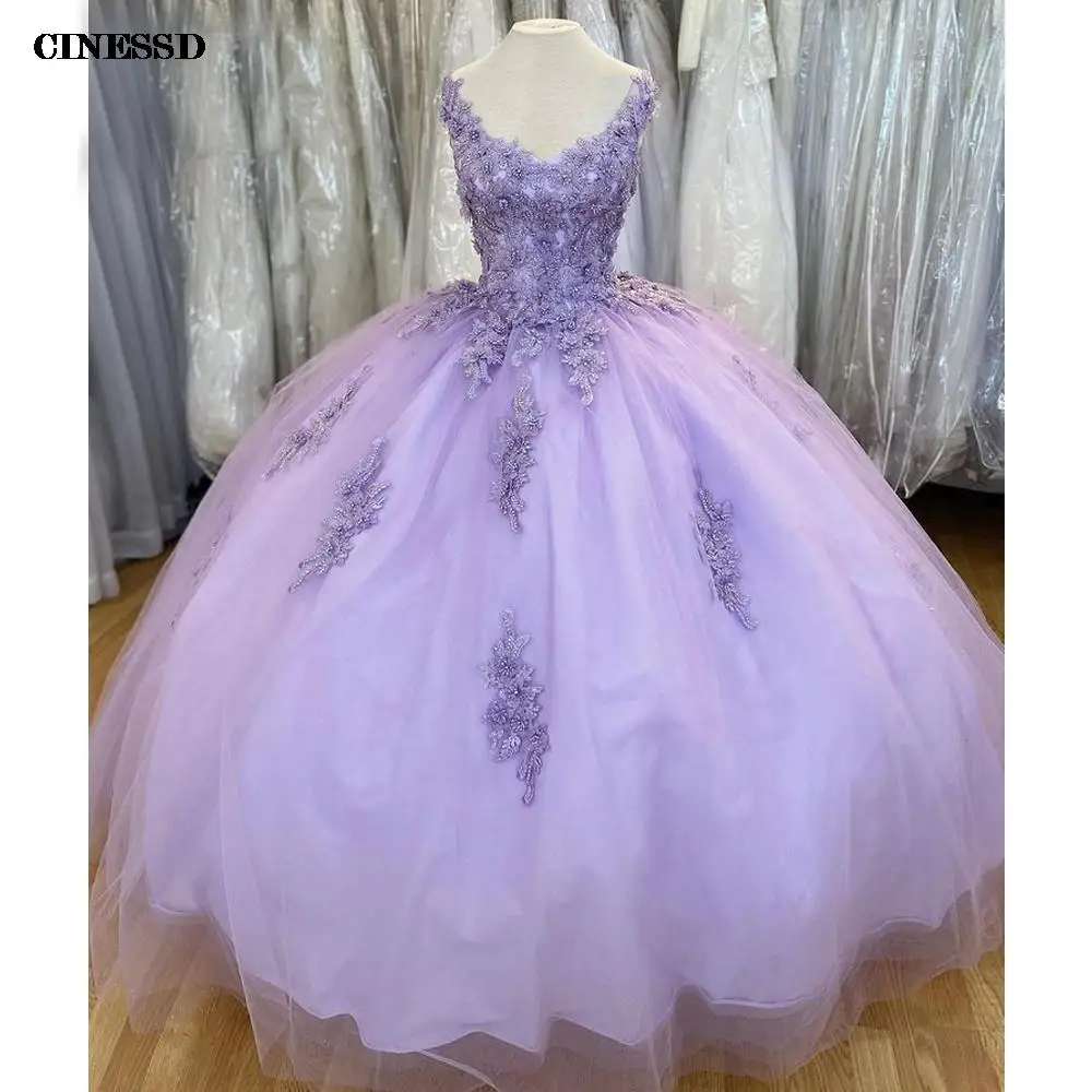 

Lalic Quinceanera Dresses Ball Gown Beaded Sweet 16 Year Prom Party Gown Vestidos De 15 Anos