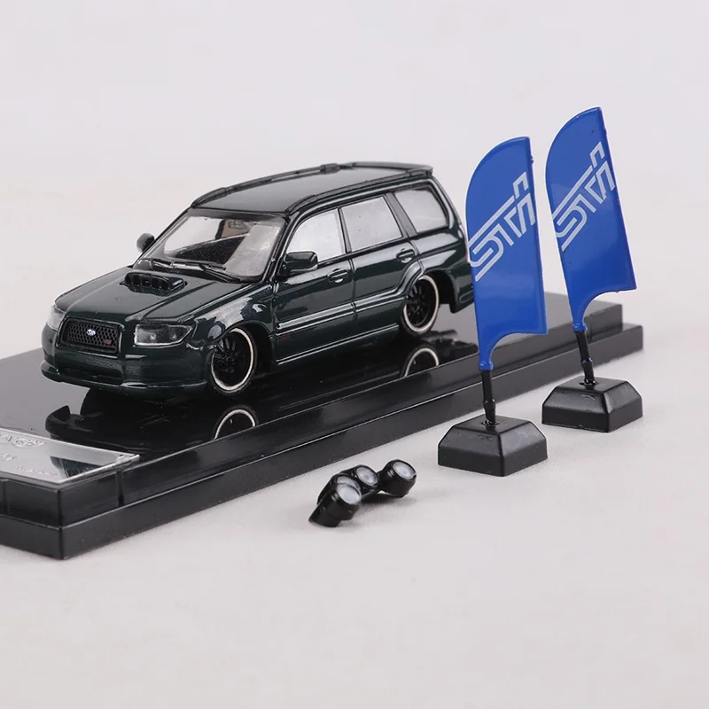 shoom-164-forester-alloy-simulation-car-model-bearing-wheel-high-quality-collectible-toy-vehicle-for-model-railway