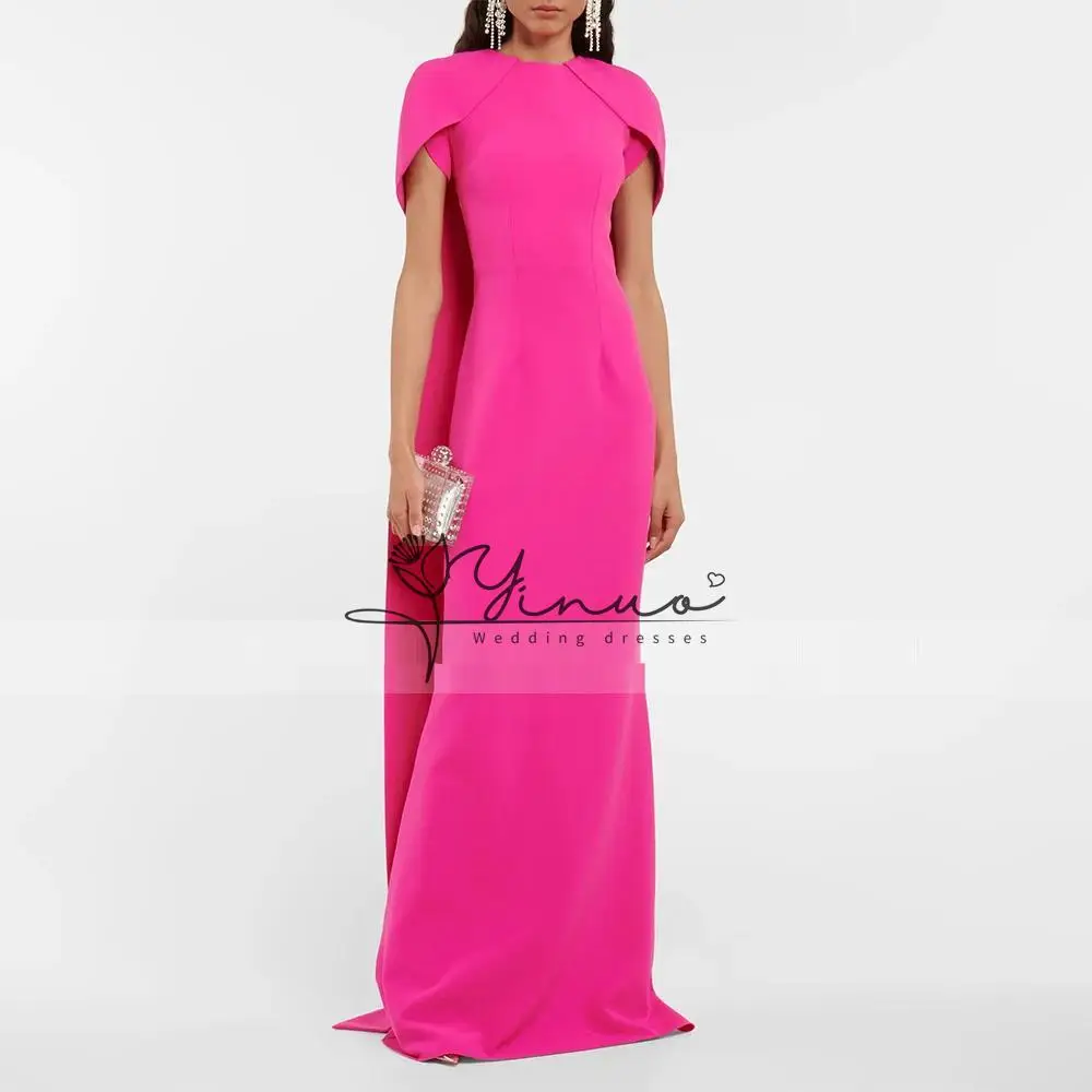 

Вечерние платья по индивидуальному заказу Русалка/Труба с круглым вырезом Элегантные свадебные платья для гостей Длинное платье для выпускного вечера со шлейфом Ватто крест-накрест