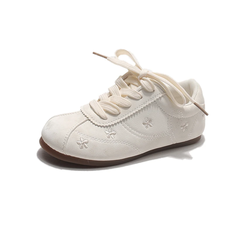 Kleinkind Mädchen Mary Jane Flache Schuhe, Frühling Herbst Wildleder Kreuzriemen Prinzessinnen-Kleidschuhe, Weite Runde Zehenpartie Weiche Sohle Freizeitschuhe – Detail 2