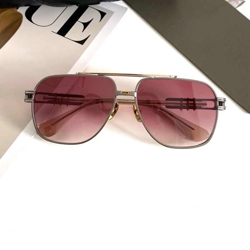 Double Bridge Design DTS436 KUDURU Sunglasses Men Women Alloy Pilot Design Fashion High Quality Outdoor Popular Woman Eyewear