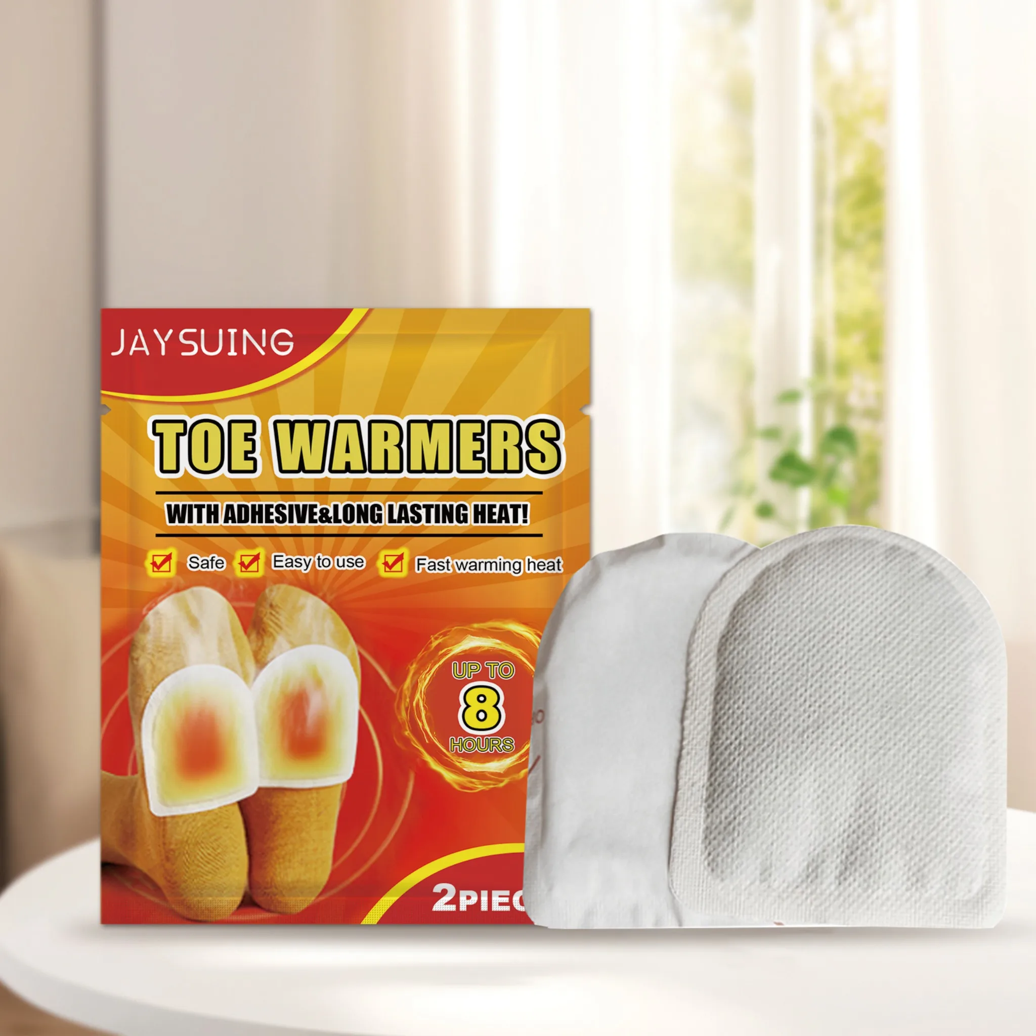 Calentadores de Pies Toastys, Almohadillas Térmicas Suaves para el Invierno, Comodidad por 8 Horas
