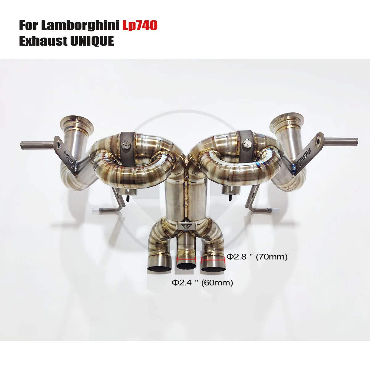 

UNIQUE Designs Lamborghini Lp740 V12 6.5L TC4 titanium sports Valved Exhaust System