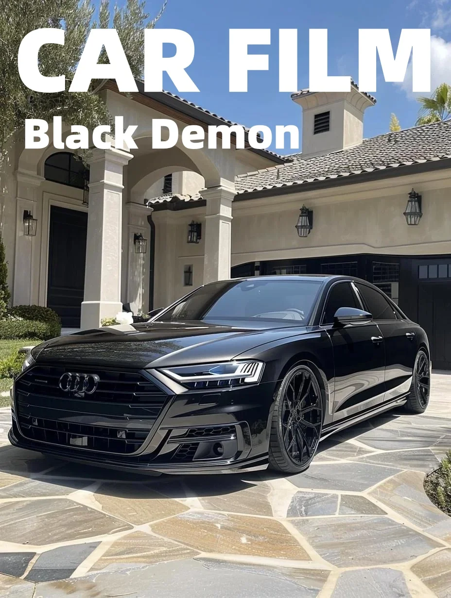 Black Demon Car Film Waterproof Highest Quality Full Vehicle Coverage Vinyl Wrap Vehicle Wrap Car Decoration 1.52*17M