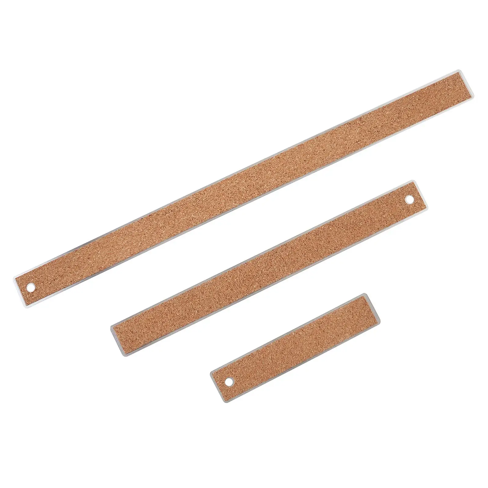 6/12/18 Zoll Optionaler Edelstahl-Metall-Lineal mit Korkrückseite, Zoll- und Zentimeter-Rutschfeste Lineale, Messwerkzeuge – Detail 13