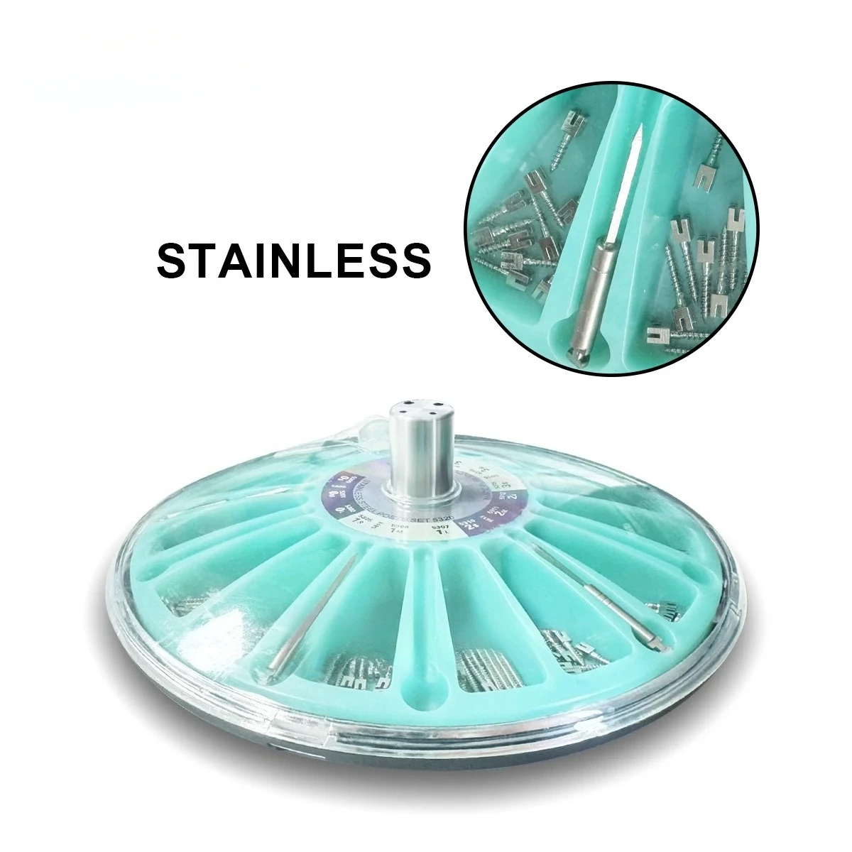 

120Pcs Dental Screw Posts Pure Titanium Gold Plated Screw Post Threaded Nail Teeth Fixed Titanium Root Canal Post Implant Drill