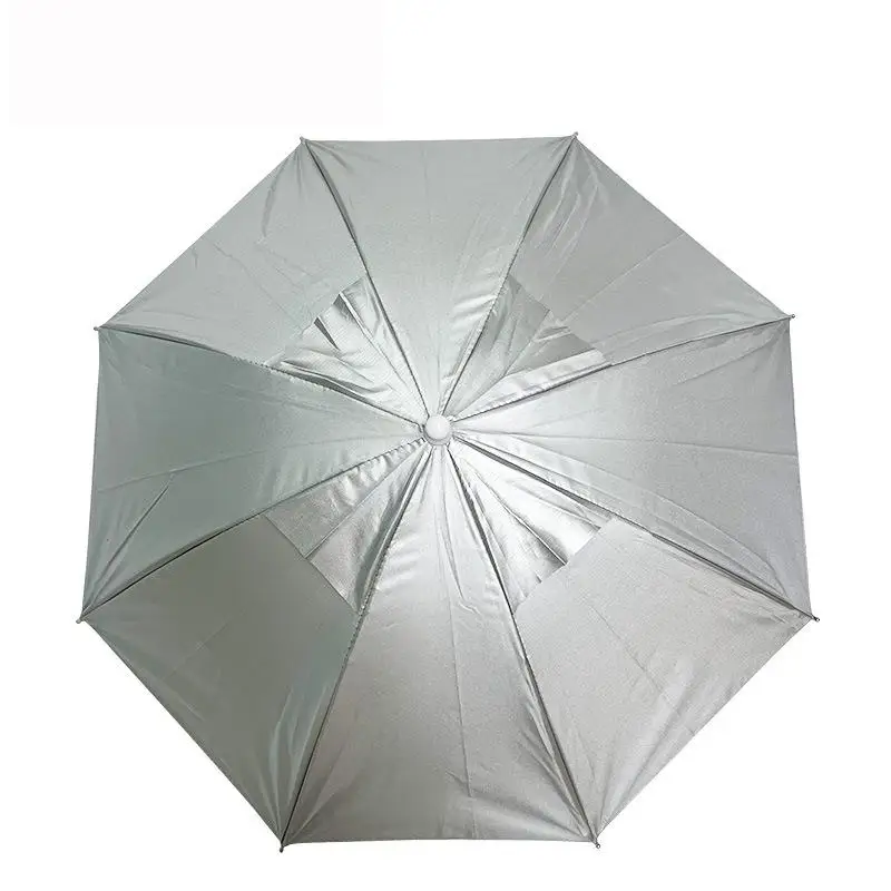New! Portable Rain Umbrella Hat Unisex Foldable Outdoor Fishing Sunshade Waterproof Camping Headwear Beach Head Hats Fishing Cap