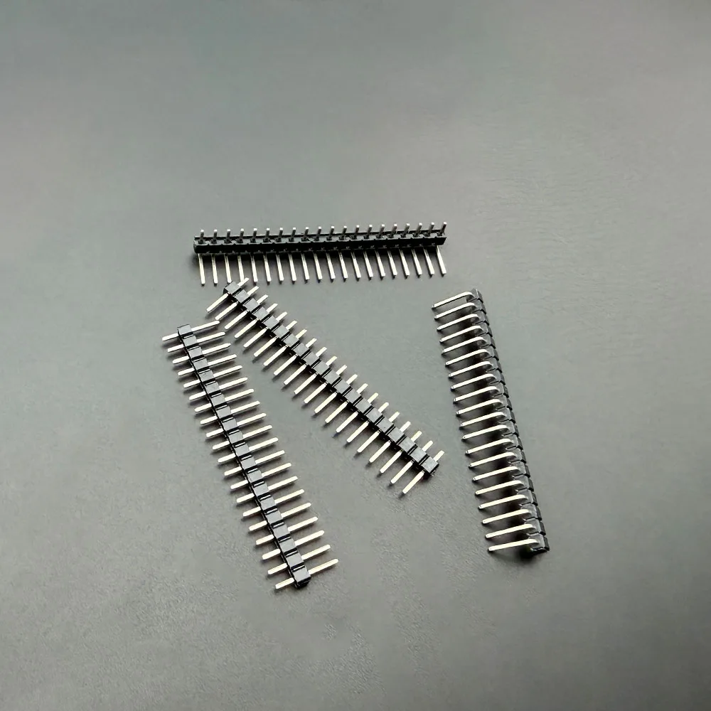1Box KF301 2P 3P 4Pin KF128 2P 3Pin PCB Screw Terminal Block Connector 2.54mm 20Pin Male Single Row Pin header Kit
