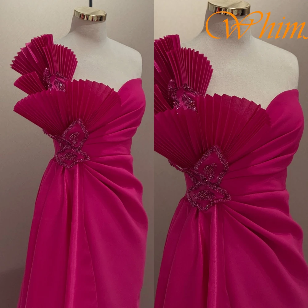 Модное вечернее платье без бретелек без рукавов по индивидуальному заказу, высококачественные трикотажные платья для выпускного вечера, нежные вечерние платья с рюшами