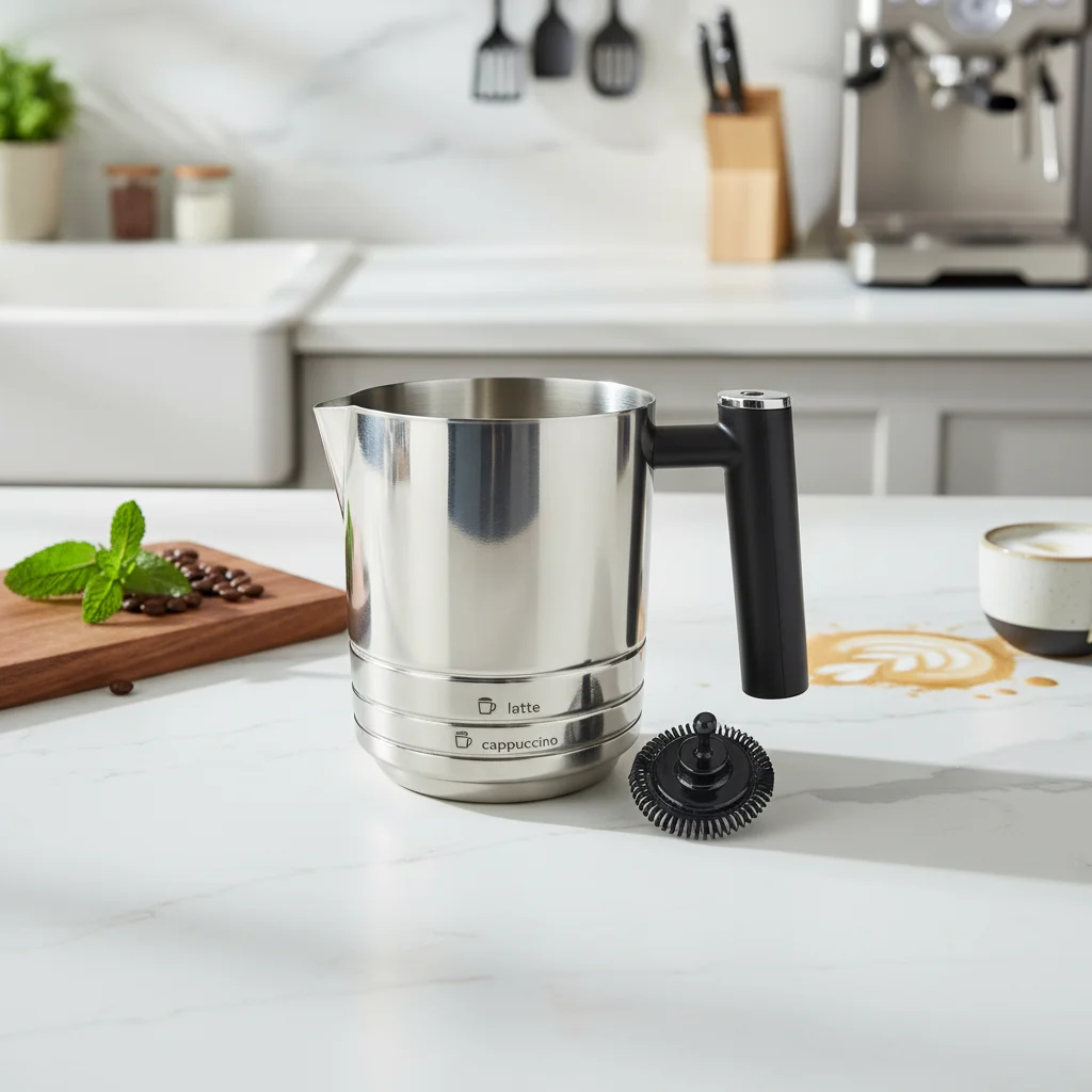 

Набор запасных чашек для мешалки для молочной пены для кофемашин ES701 с аксессуарами для головки перемешивания, венчик для молока, резервуар для латте