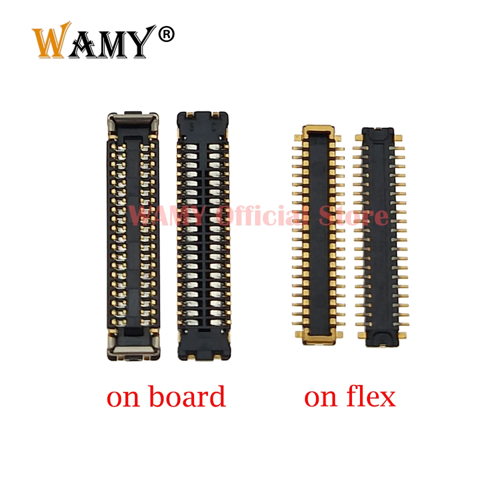 2-10Pcs 40pin LCD Display FPC Connector On Board For Huawei P Smart 2018/Holly 4 Plus/Enjoy 8 Plus/Y9 2018 Screen Flex Plug Port