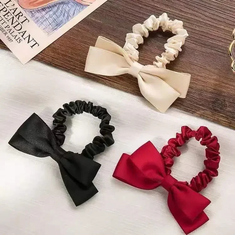 

Fashionable Small Intestine Headband Bowtie Women's High Beauty Girl New Headband Rubber Band Hair Accessories