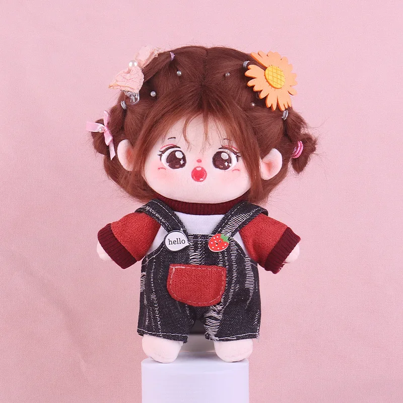 Lovely Lolita 20cm Cotton Doll Clothes Princess Dress Girl Dolls Clothes Doll Accessories Plush Doll Clothes Kids Girls Toy Gift