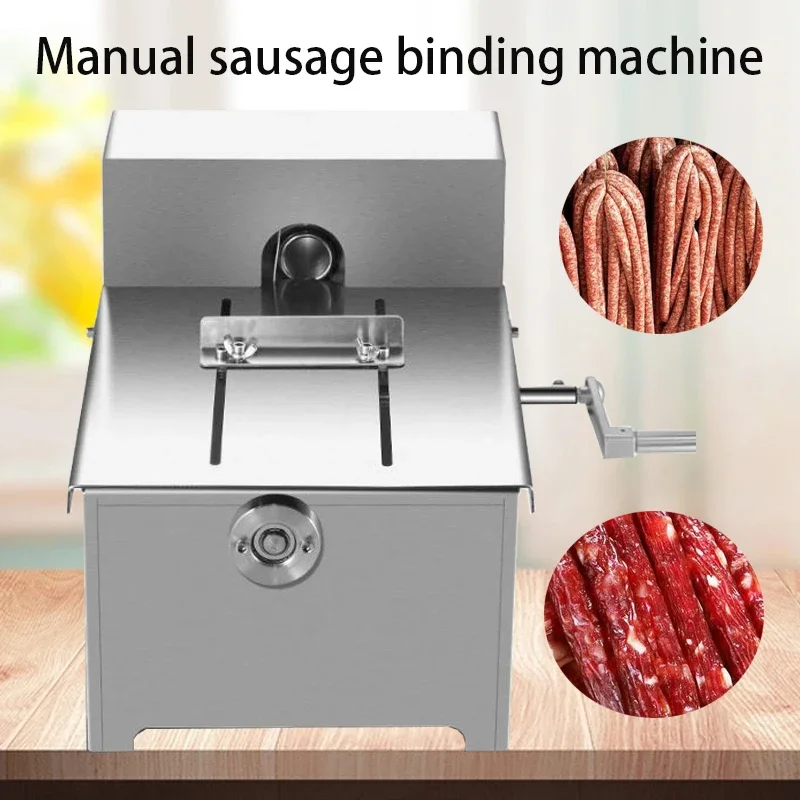 Desktop Manual Sausage Tying Machine, Quantitative Segmentation Knotter for Sausage & Red Sausage