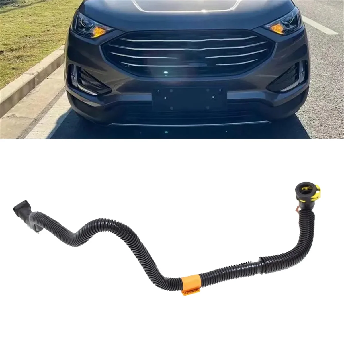 Car Fuel Vapor Canister Pipe Hose F2G3-9D289-BA for Ford Edge 2.0l 2015-2021 Gasoline Vapor Canister Hose F2G39D289BA