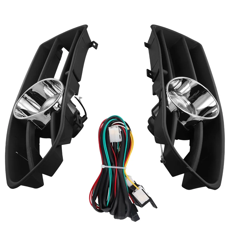 

Car Front Lower Bumper Fog Lights Assembly For VW Bora Jetta MK4 1998-2004 Fog Lamp Cover Grille With Switch Harness