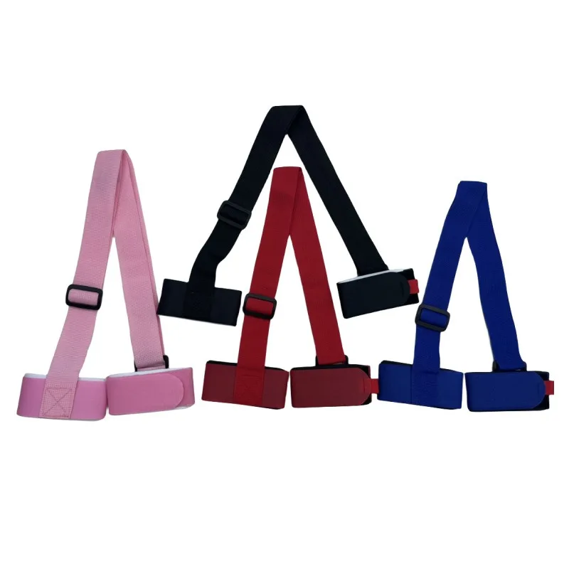 1PC 120 センチメートルスキーキャリーストラップ雪のベロア Eva ダブル固定スレッドバックオーバーショルダースケートボードショルダーストラップアウトドアスポーツ