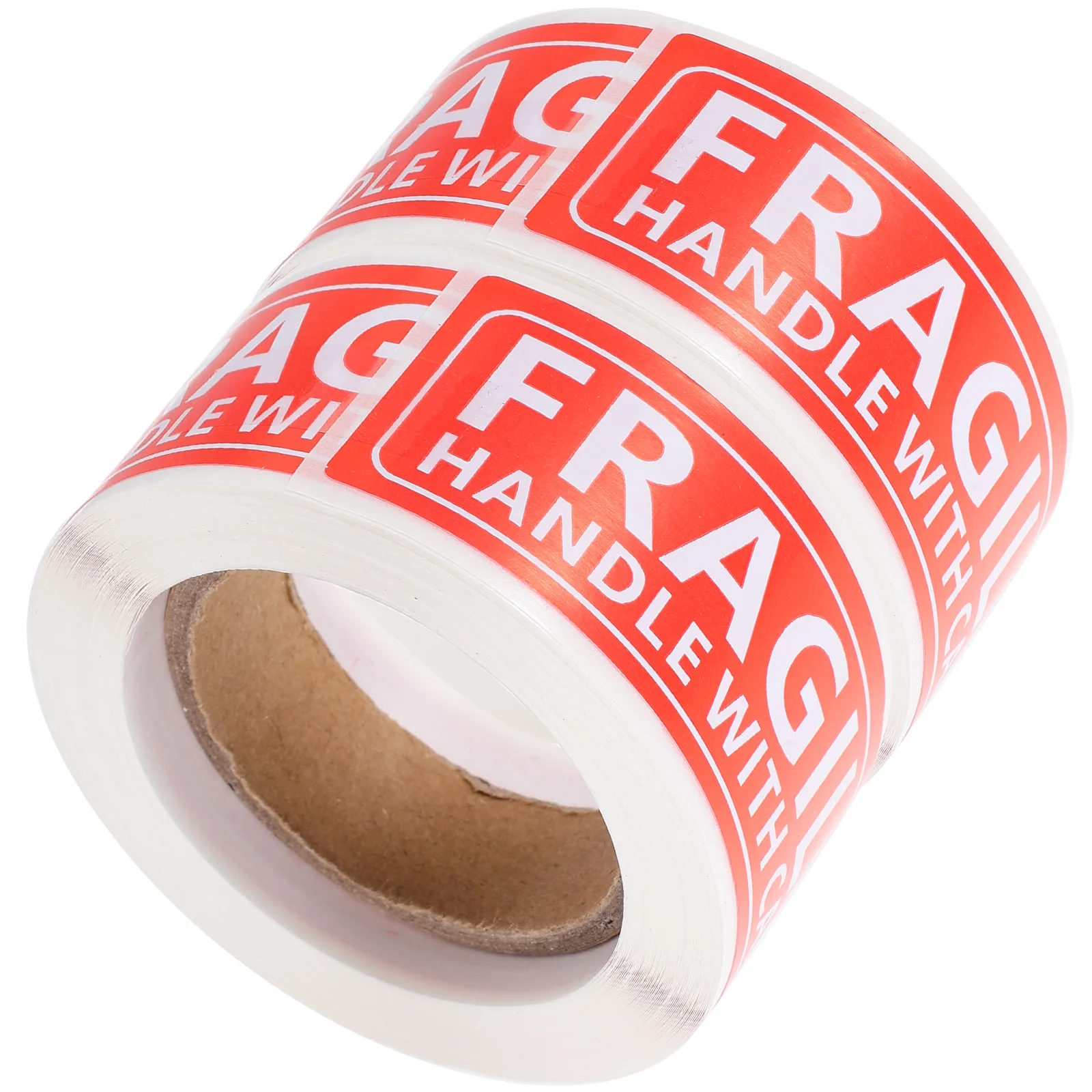 2 Rolls Red Fragile Shipping Sign Good Package Handle with Care Sticker Packing Stickers Warning Adhesive