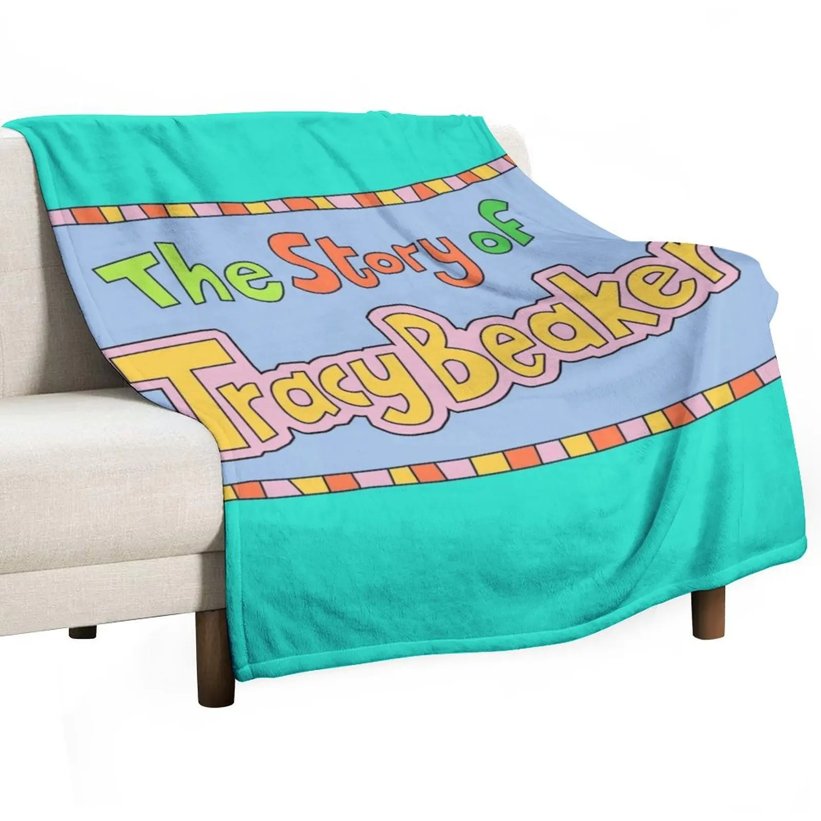 UK retro 90's cbbc the story of tracy beaker design Throw Blanket warm winter Thin for babies Blankets