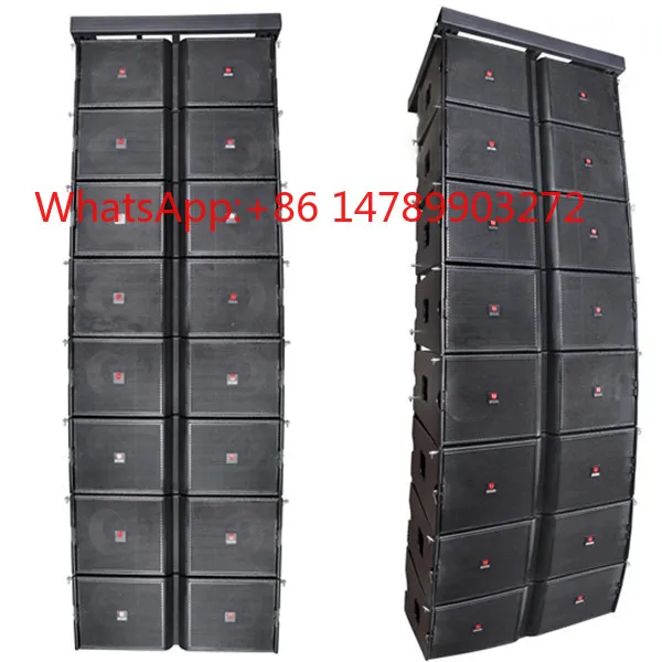 Outdoor LA-212 Dual 12 Inch Three Way 2000W RMS Waterproof Line Array Stage Speaker System