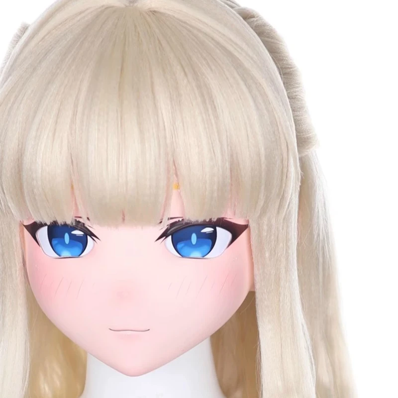 手作りカスタマイズフルヘッドバンドロック人形漫画のキャラクターキグコスプレ着ぐるみマスク樹脂日本アニメ着ぐるみマスク