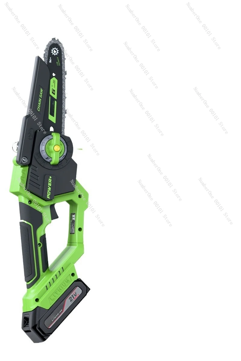 

Chainsaw Household Small Handheld Chainsaw - Lithium Battery Large Capacity Rechargeable Electric Handsaw