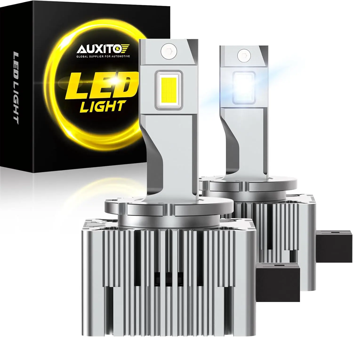 D3S D3R LED Bulbs, 24000Lumens 120W 6000K White 500% Brightness, Xenon HID Replacement Lights, Plug and Play Fog Light Bulbs, Pa