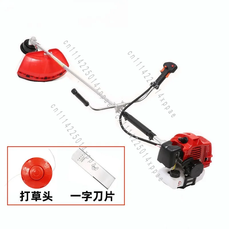 2-Stroke Side-Mounted Lawn Mower with Harness – Heavy-Duty Garden Weeding Tool 52CC CG520 Brush Cutter