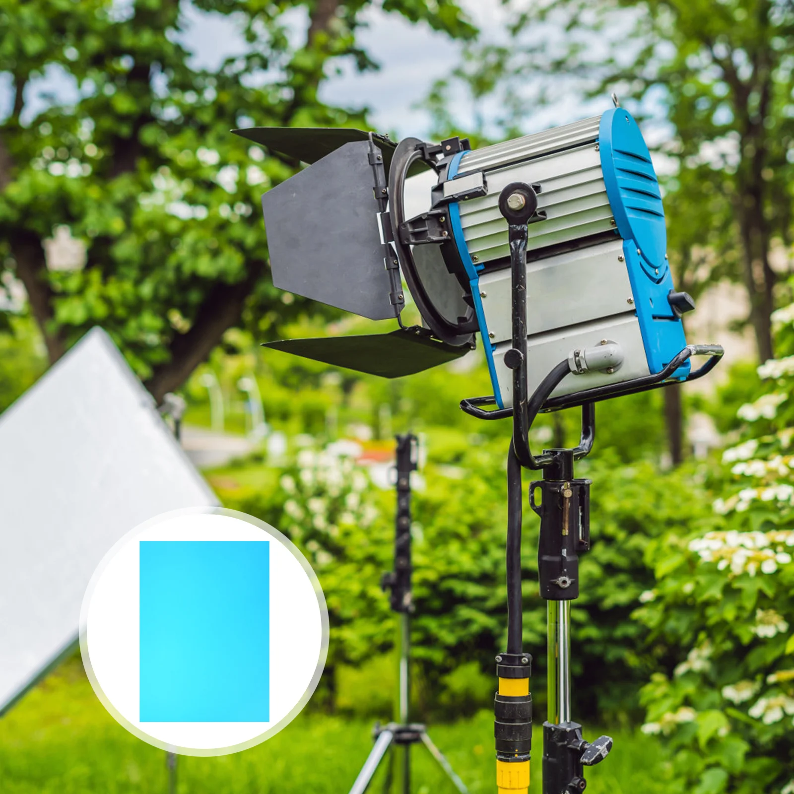 

10pcs Blue Filter For Photography Video Light Correction Film Sheets Diy Craft Supplies Transparent Filters