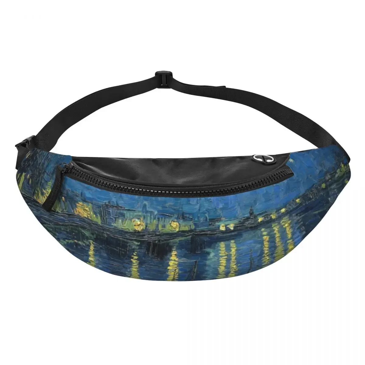 Starry Night Over The Rhone Fanny Pack for Men Women Cool Vincent Van Gogh Crossbody Waist Bag Traveling Phone Money Pouch