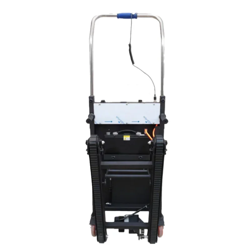 Industrial Electric Stair Climbing Platform Four-Wheel Stainless Steel Trolley Cart for Heavy Furniture Appliances Wheelbarrow