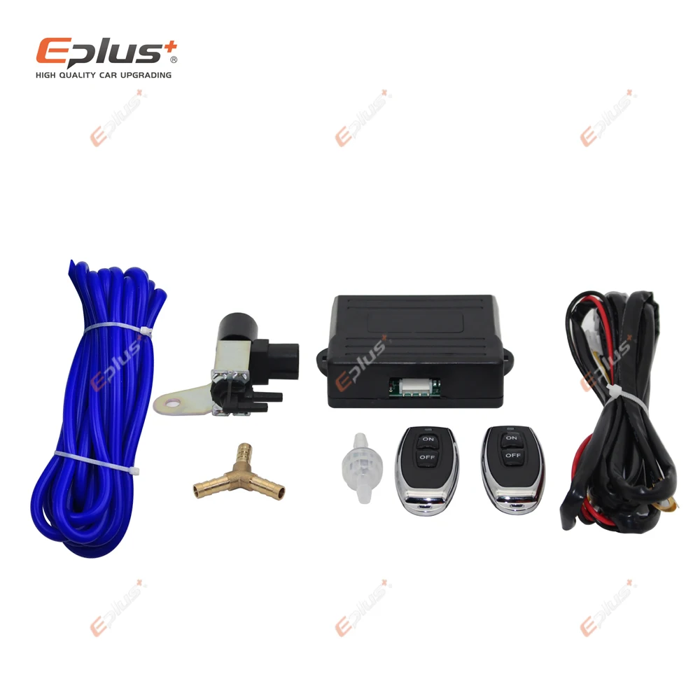 EPLUS Car Exhaust Pipe System Valve dampers Control Sets Vacuum Controller Device Remote Controller Switch Universal