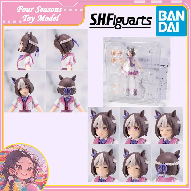 

Быстрая доставка Bandai Anime SHF Umamusume Pretty Derby Special Week, оригинальная модель игрушки, экшн-фигурка, коллекционный подарок для детей